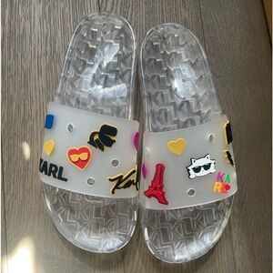 Brand New Karl Lagerfeld Jelly Slides Perfect for Summer!